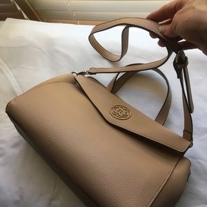 Purse by Nanette Lepore in nude color.